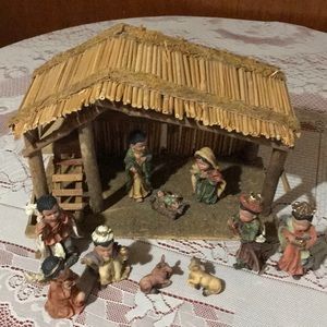 Vintage Inspirational Gifts Nativity Set 2002